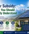 Solar Subsidy: What You Should Clearly Understand